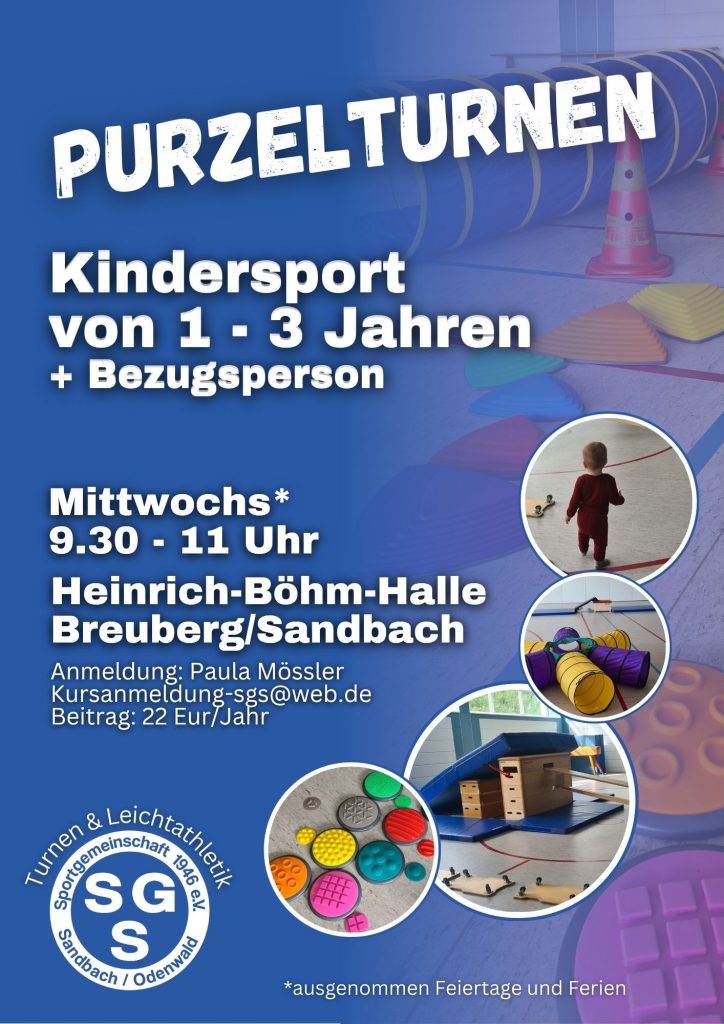 Purzelturnen mit allen Infos